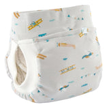 Popolini - EasyFree Bio Baumwoll (Feinripp) Windel mit Abhaltefunktion - Planes