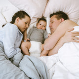 Popolini - EasyFree Bio Baumwoll (Interlock) - Windel mit Abhaltefunktion - Blue Dandelion