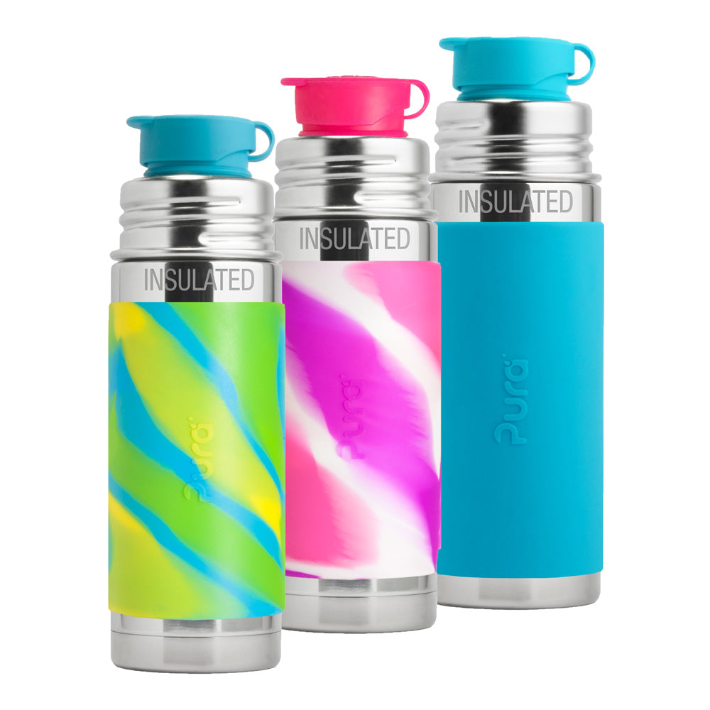 PuraSport™ ISO-Flasche 260ml - BigMouth™ Aufsatz (inkl. Silikonüberzug)