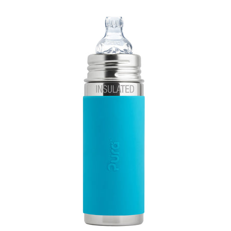Pura Kiki ISO-Flasche - 250ml - XL Trinklernaufsatz (inkl. Schutzkappe)