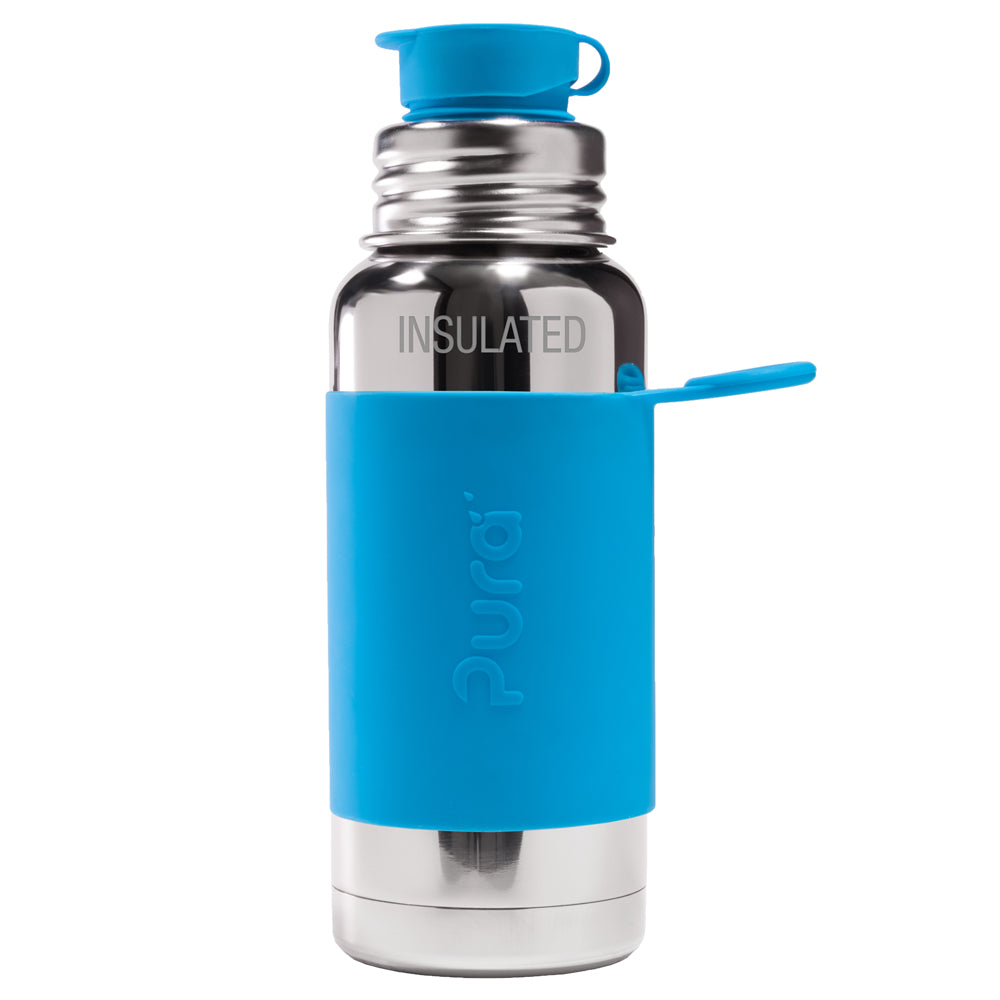 PuraSport™ ISO-Flasche 475ml - BigMouth™ Aufsatz (inkl. Silikonüberzug)