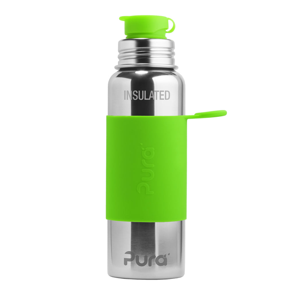 PuraSport™ ISO-Flasche 600ml - BigMouth™ Aufsatz (inkl. Silikonüberzug)