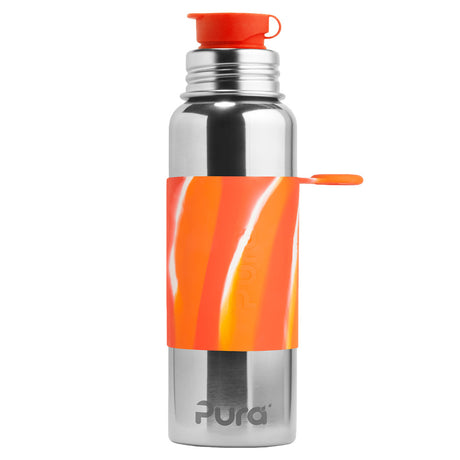 PuraSport™ Flasche - 800ml - BigMouth™ Aufsatz (inkl. Silikonüberzug)