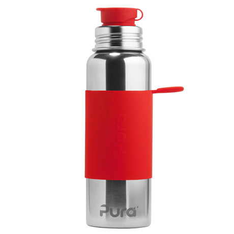 PuraSport™ Flasche - 800ml - BigMouth™ Aufsatz (inkl. Silikonüberzug)
