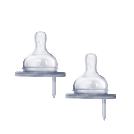 Der Weithalssauger von Pura Kiki aus Silikon.