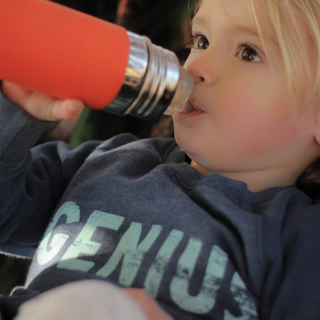 Pura Kiki - KIDDO ISO-Trinkflasche 260ml - Strohhalm Aufsatz (inkl. Schutzkappe)