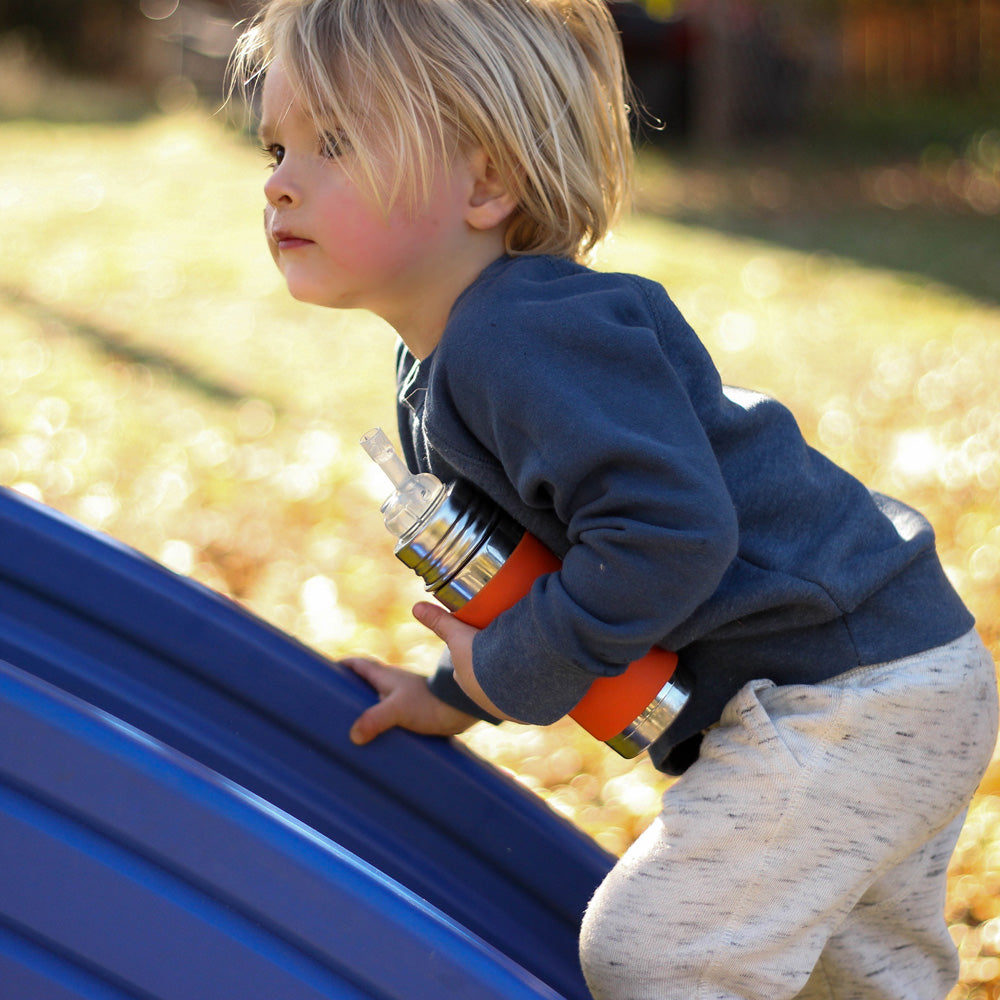 Pura Kiki - KIDDO ISO-Trinkflasche 260ml - Strohhalm Aufsatz (inkl. Schutzkappe)