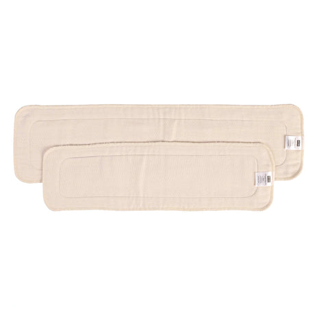 Seneo - zusätzliche Saugeinlagen (Booster) - Bio-Baumwolle - 2 Größen - 2er-Pack