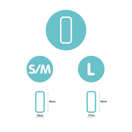 Seneo - zusätzliche Saugeinlagen (Booster) - Bio-Baumwolle - 2 Größen - 2er-Pack