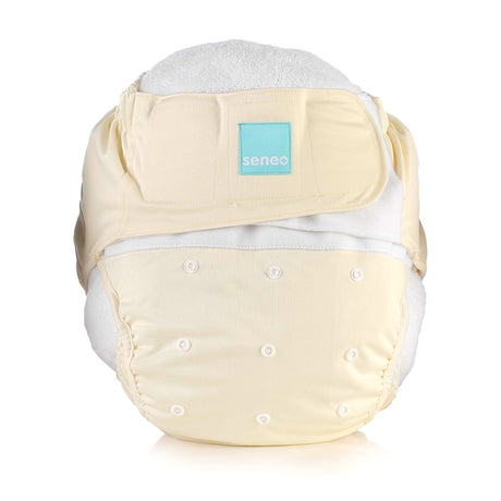 Seneo - Erwachsenen Stoffwindel (Inkontinenz Windel) - 3 Größen S, M und L - Pastellgelb