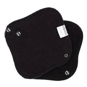 Maijat Slipeinlage (mini) aus organischer Baumwolle Natur und Schwarz