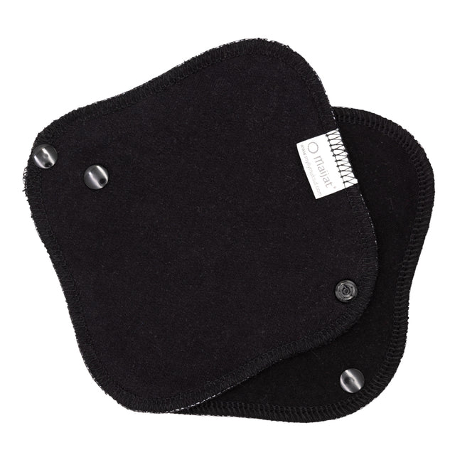 Maijat Slipeinlage (mini) aus organischer Baumwolle Natur und Schwarz