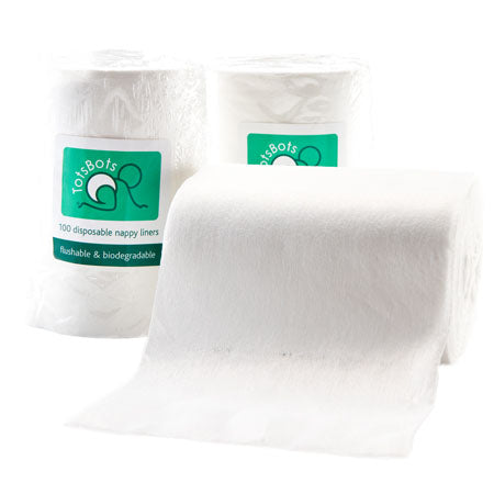 TotsBots Windelvlies (Spinnvlies) erleichtert Ihren Alltag.