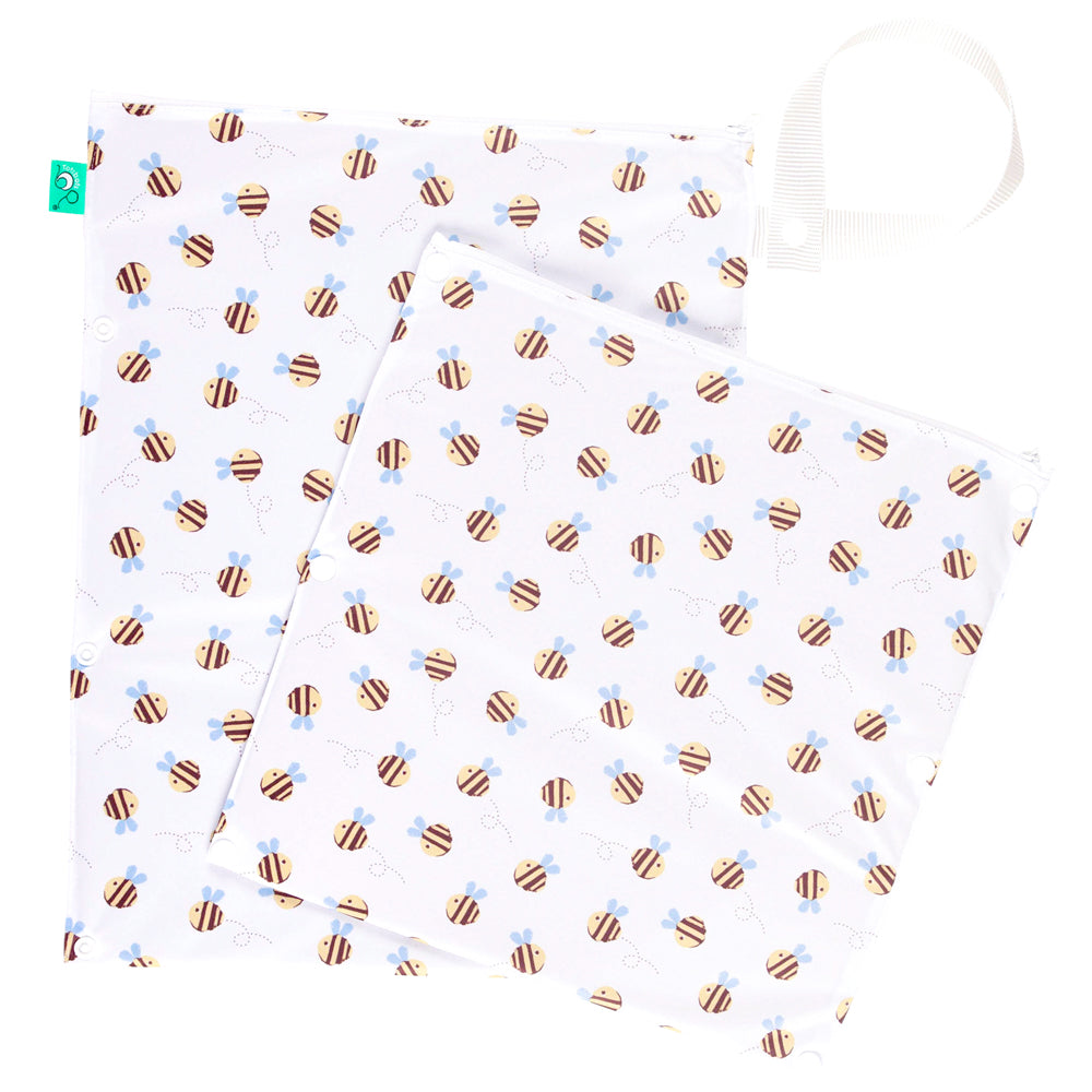 TotsBots - doppelter Wetbag mit Trockenfach Gr. M (38x30 cm)