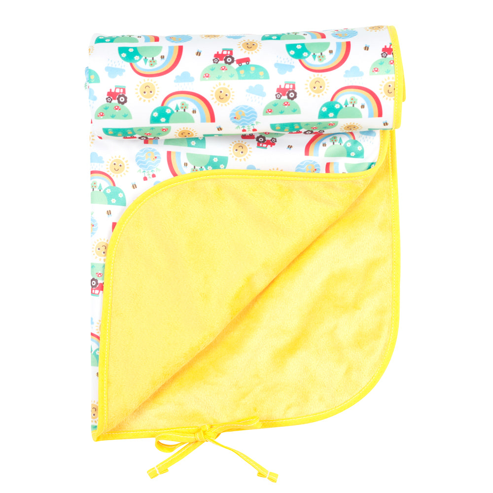 TotsBots - wasserdichte Wickelunterlage "Happy Mat" (72x47 cm)