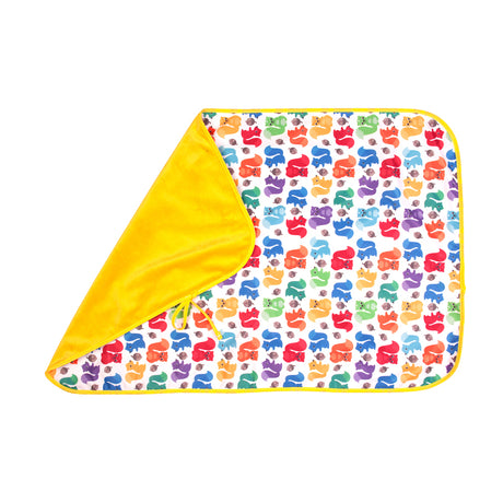 TotsBots - wasserdichte Wickelunterlage "Happy Mat" (72x47 cm)