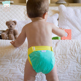 Culla di Teby  - "Soft Touch" Überhose - Schwimmwindel - (EINZELN) - Türkis & Gelb