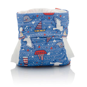 Culla di Teby (Hybridwindel) - I Love Sea - Bio-Baumwoll-Windel. Die Beste AI3 Windel am Markt!