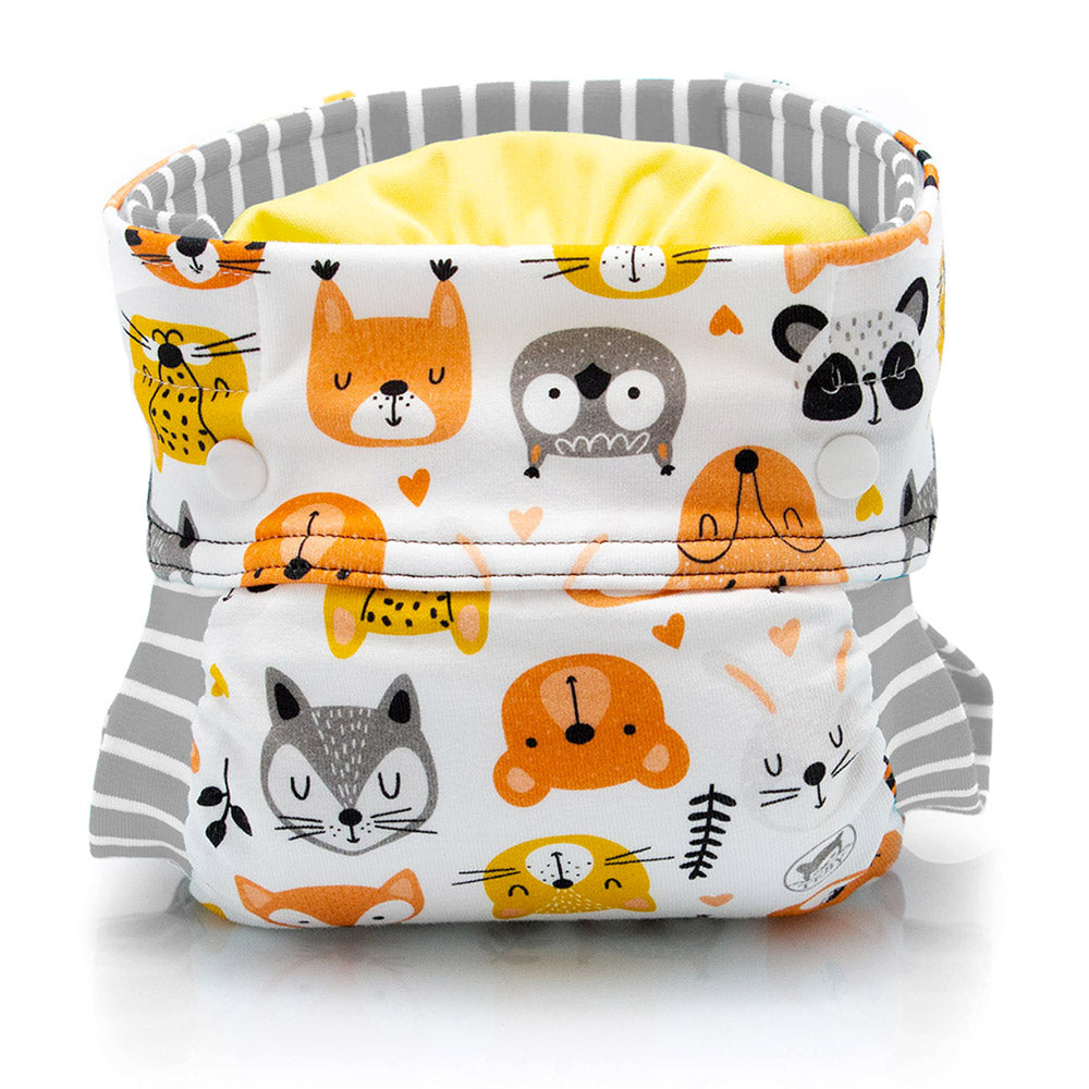 Culla di Teby (Hybridwindel) - Lovely Faces - Bio-Baumwoll-Windel. Die Beste AI3 Windel am Markt!