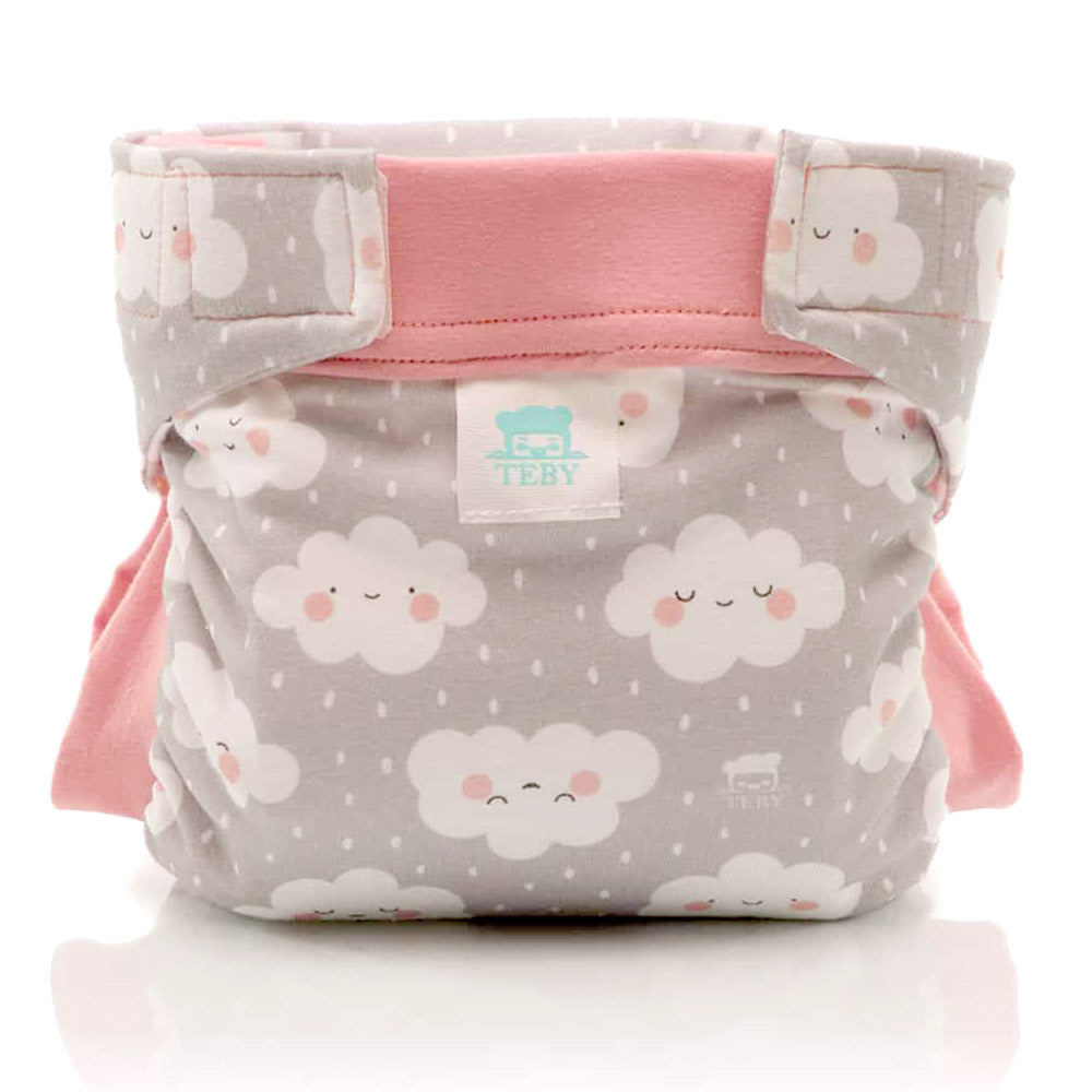 Culla di Teby (AI3) - Bio-Baumwolle Hybridwindel - (EINZELN) - Nuvolette