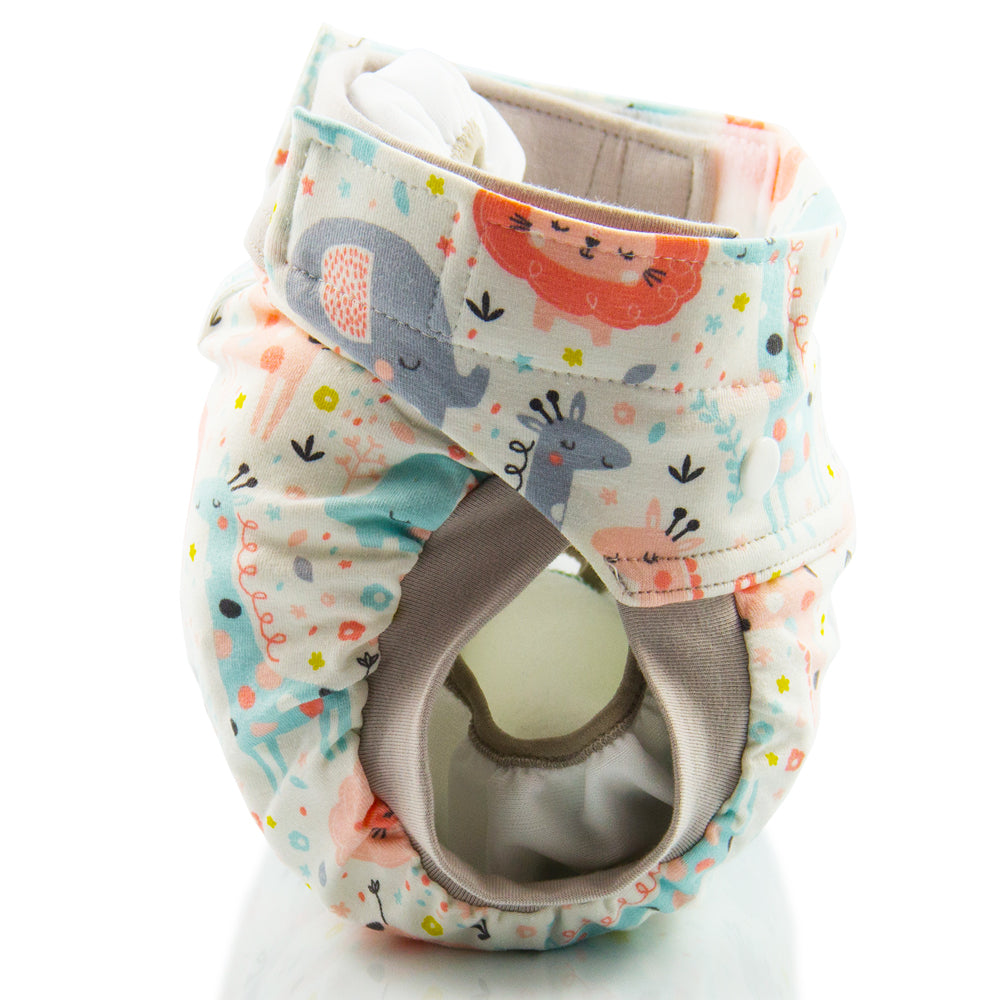 Culla di Teby (AI3) - Bio-Baumwolle Hybridwindel - (EINZELN) - Pink Jungle