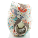 Culla di Teby (AI3) - Bio-Baumwolle Hybridwindel - (EINZELN) - Pink Jungle