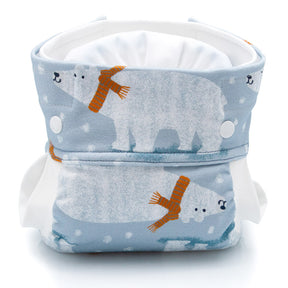 Culla di Teby (Hybridwindel) - Save the Bears - Bio-Baumwoll-Windel. Die Beste AI3 Windel am Markt!