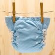 Culla di Teby - Höschenwindeln mit Pocketfunktion - Light Blue Pois - Die Stoffwindel mit extra Saugkraft!