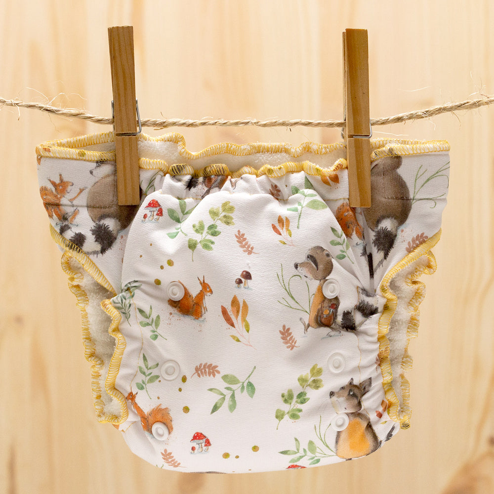 Culla di Teby - Höschenwindeln mit Pocketfunktion - Raccoons - Die Stoffwindel mit extra Saugkraft!