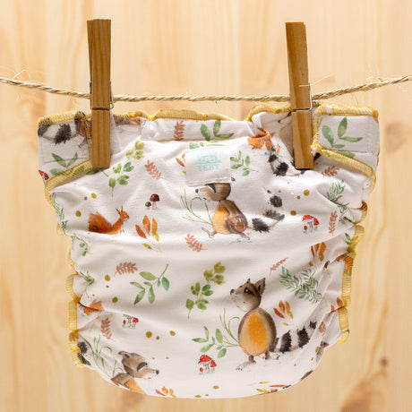 Culla di Teby - Höschenwindel (Pocketfunktion) - Raccoons Gr. 1 & 2