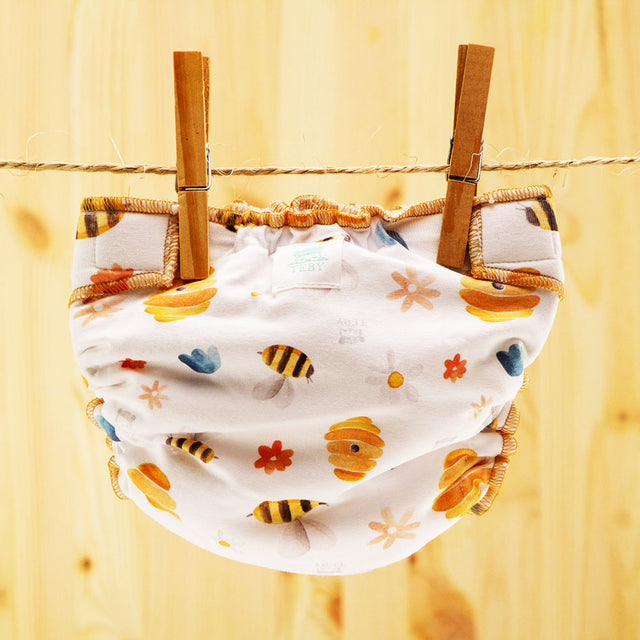 Culla di Teby - Höschenwindeln mit Pocketfunktion - Bee My World - Die Stoffwindel mit extra Saugkraft!
