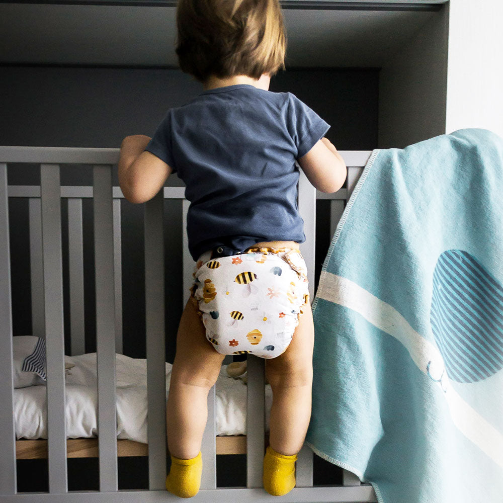 Culla di Teby - Höschenwindel (Pocketfunktion) - Bee My World - Gr. 1 & 2 & 3