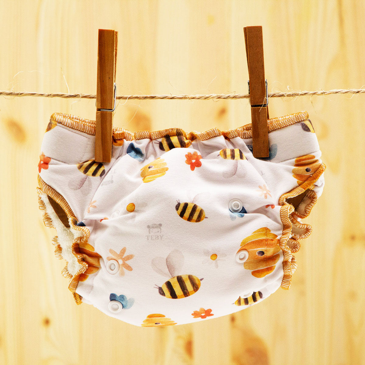 Culla di Teby - Höschenwindeln mit Pocketfunktion - Bee My World - Die Stoffwindel mit extra Saugkraft!