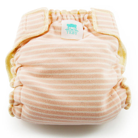 Culla di Teby - Höschenwindel (Pocketfunktion) - Pink Stripes - Gr. 1 & 2