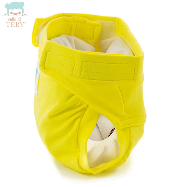 Culla di Teby  - "Soft Touch" Überhose - Schwimmwindel - (EINZELN) - Gelb