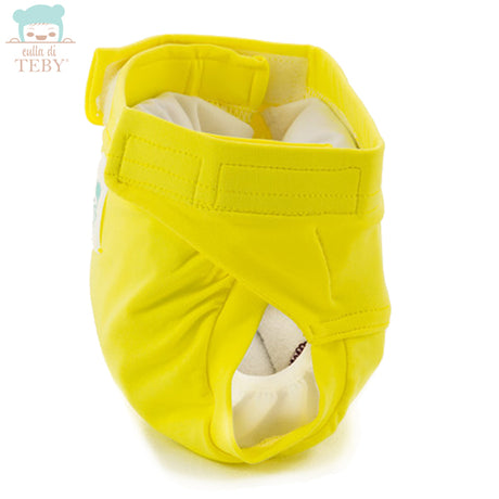 Culla di Teby  - "Soft Touch" Überhose - Schwimmwindel - (EINZELN) - Gelb