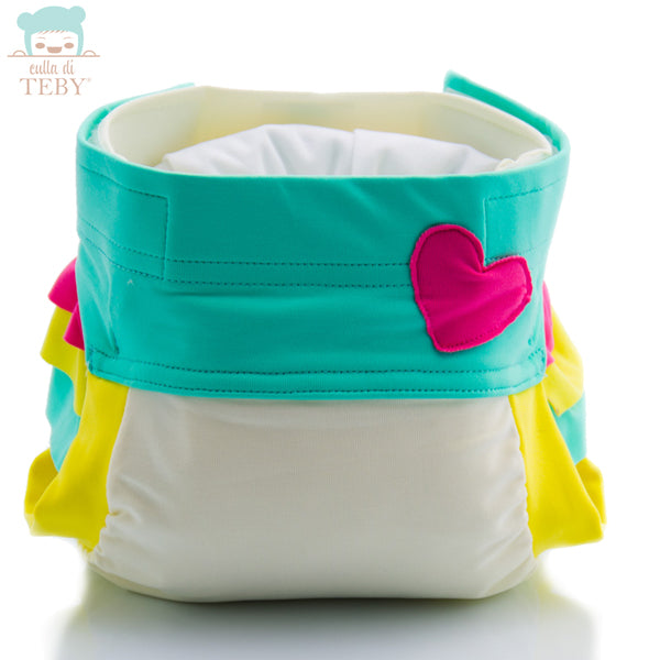 Culla di Teby (AI3) - "Soft Touch" Mikrofaser Überhose - (EINZELN) Schwimmwindel ohne Einlagen