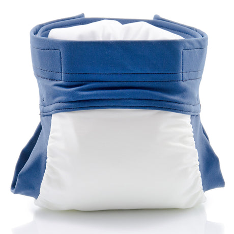 Culla di Teby  - "Soft Touch" Überhose - Schwimmwindel - (EINZELN) - Weiß & Blau