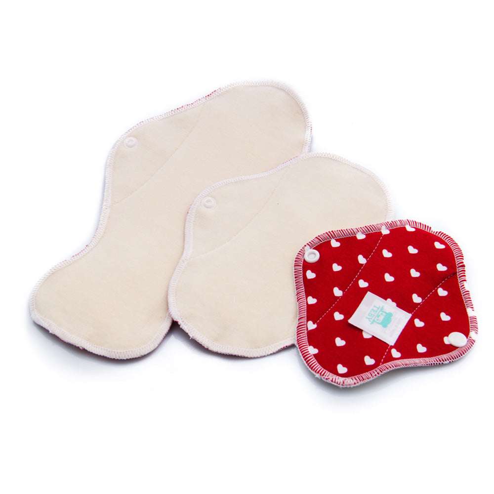 Teby Pink - Damenbinden (Microfleece) - Tag (Midi / Medium)