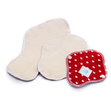 Teby Pink - Damenbinden (Microfleece) - Tag (Midi / Medium)