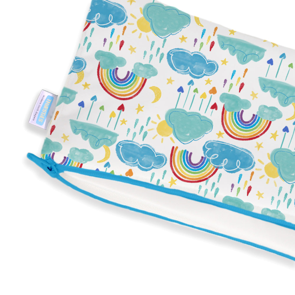 Thirsties - Clutch Bag mit Knopf-Schlaufe - Gr. XS (14x27cm)