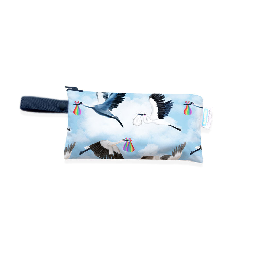 Thirsties - Clutch Bag mit Knopf-Schlaufe - Gr. XS (14x27cm)