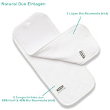 Thirsties - Natural DUO Saugeinlagen - Hanf & Bio-Baumwolle