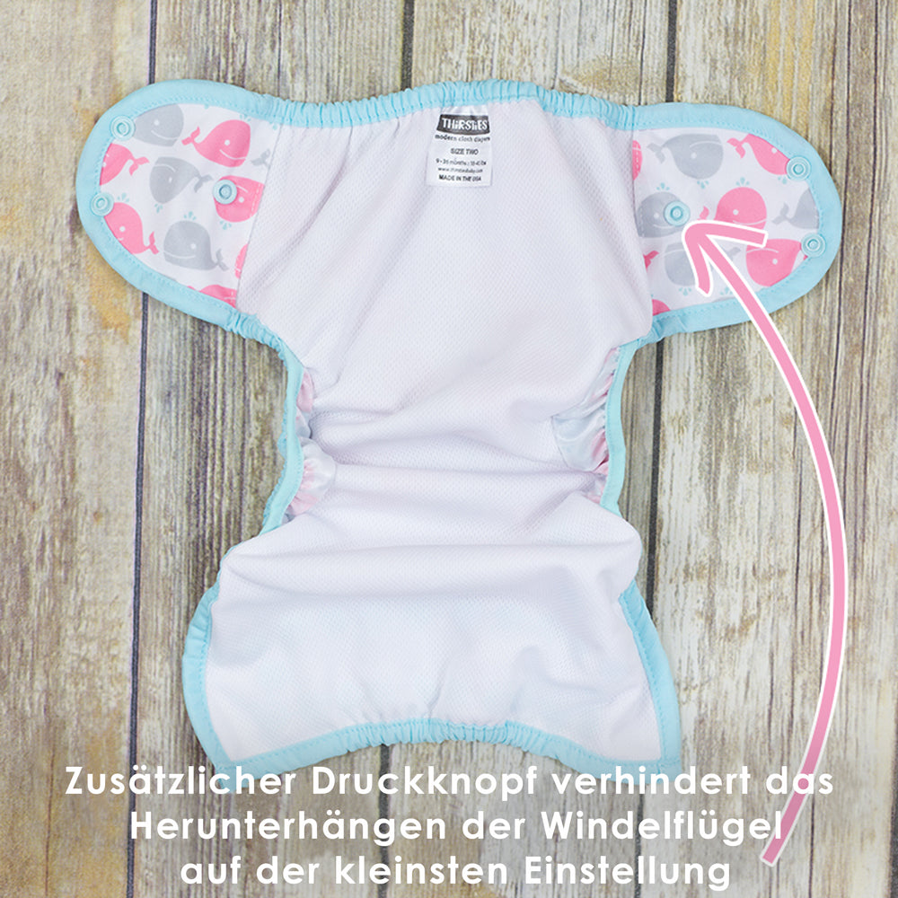 Thirsties - Schwimmwindel (Badewindel) - Dessert Bloom Gr. 1 & 3