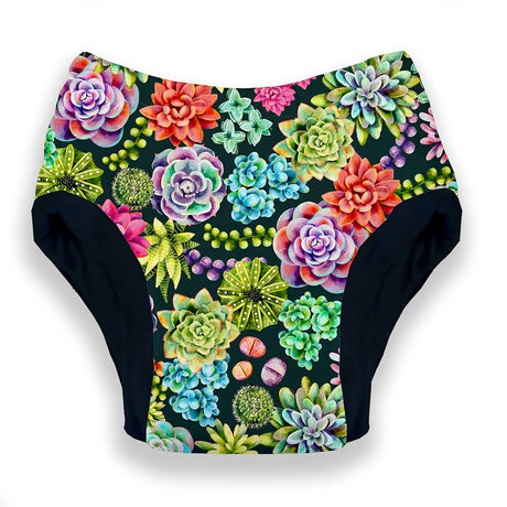 Thirsties - Trainers - Windelhöschen (Bio-Baumwolle & TPU) - Desert Bloom - die nachhaltige Art des Töpfchentrainings. Waschbar und saugfähige Unterhosen für Kinder.