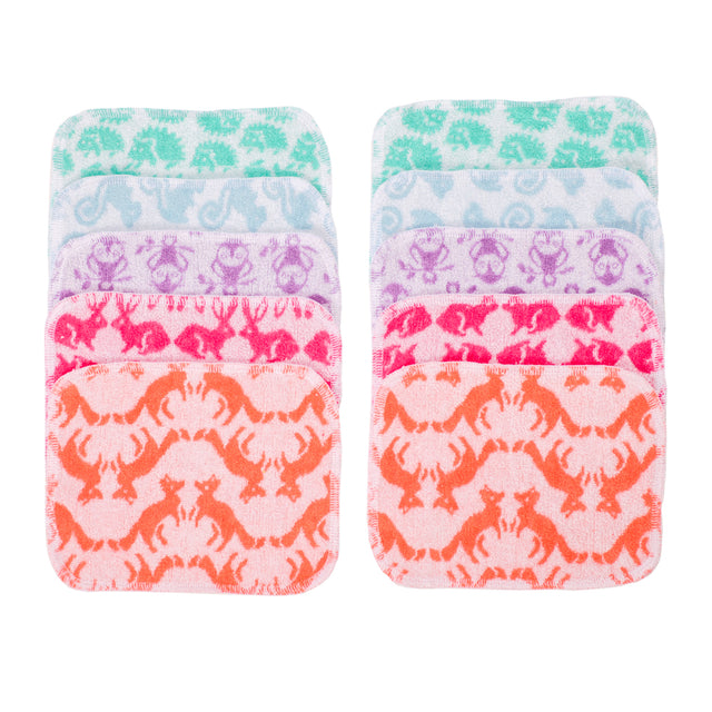 TotsBots Wipes - Bambus-Feuchttücher (Waschlappen) - 17x13cm - (10 Stück)