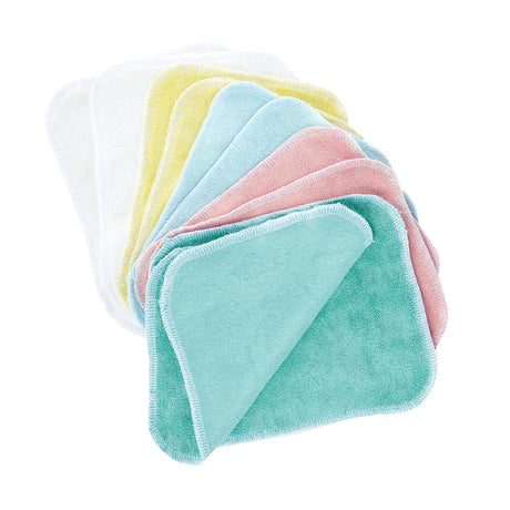 TotsBots - Wipes - Bambus-Feuchttücher (Waschlappen) - 17x13cm (10 Stück)