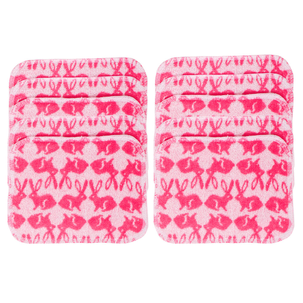 TotsBots - Wipes - Bambus-Feuchttücher (Waschlappen) - 17x13cm (10 Stück)