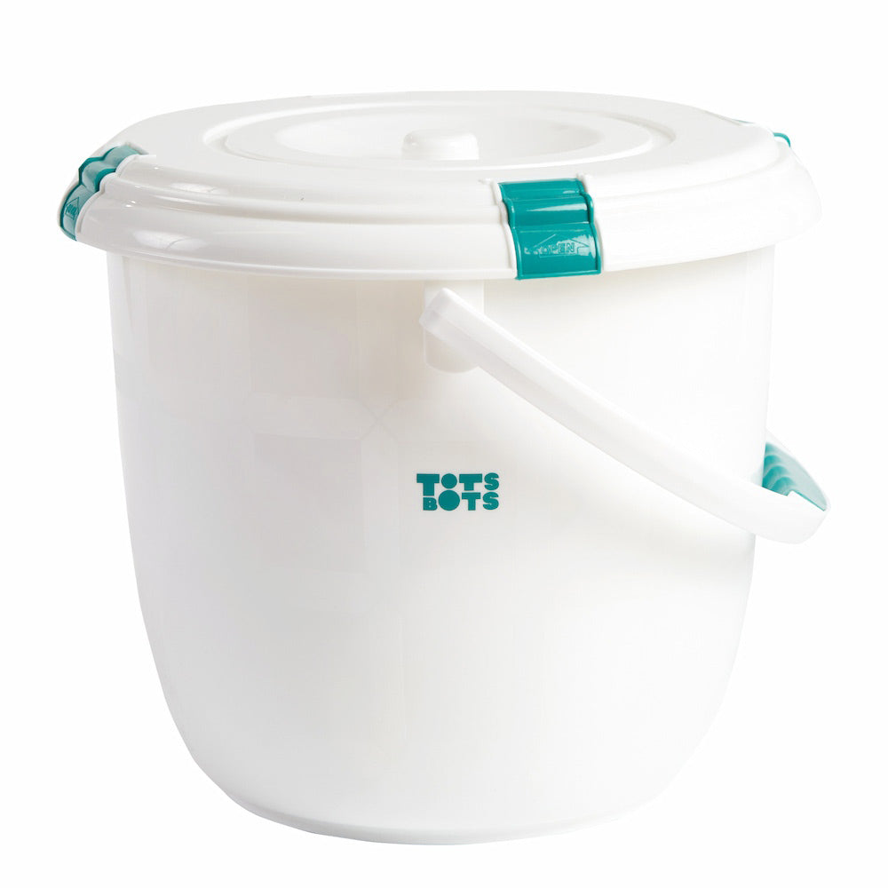 TotsBots - Windeleimer (Schnappverschluss) - 16 Liter - Der Windeleimer von TotsBots. Mit verschließbarem Deckel