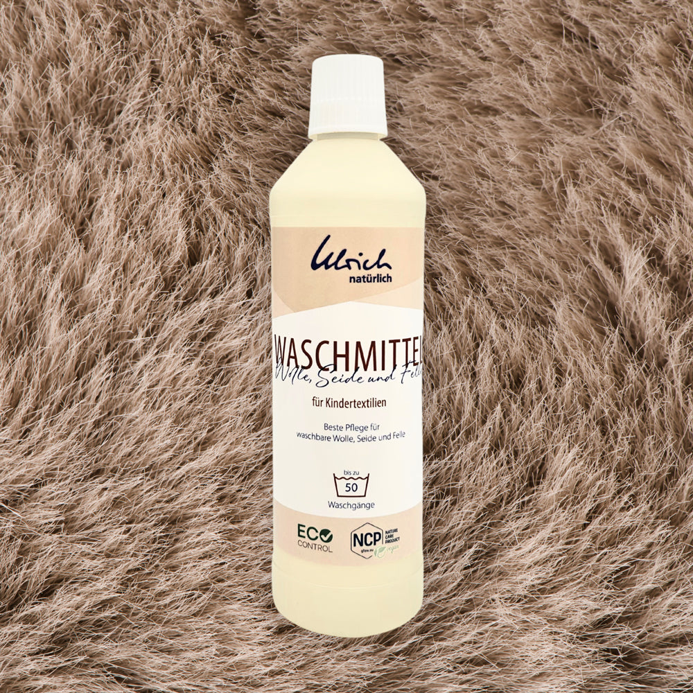 Ulrich natürlich - Waschmittel (Wolle, Seide & Felle) für Kindertextilien - vegan (500ml)
